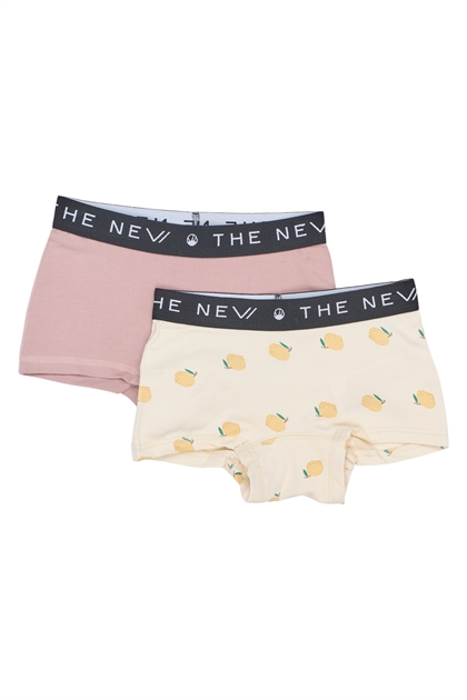 The New Hipsters 2-Pack - Pigeundertøj med Citronprint / White Swan